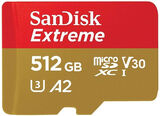 Флеш карта microSDXC 512GB Sandisk SDSQXAV-512G-GN6MN Extreme A2 + adapter