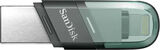 Флеш Диск Sandisk 64Gb iXpand Flip SDIX90N-064G-GN6NN USB3.1 зеленый/ серебристый