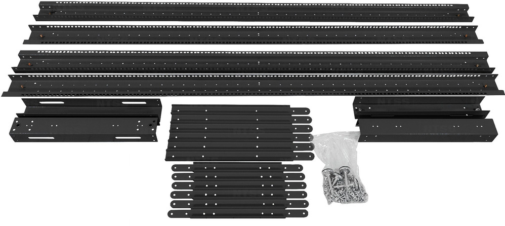 Стойка двухрамная NTSS NTSS-2POR24U/600-1000-BL 24U 550ммx1000мм 600кг черный Стойка двухрамная NTSS NTSS-2POR24U/600-1000-BL 24U 550ммx1000мм 600кг черный