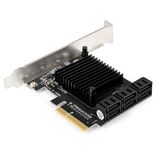 Контроллер ExeGate EXE-516 Exegate EX296207RUS (PCI-E x1 v2.0, SATA3 6Gb/ s, 6 int, ASMedia Chipset ASM1166)