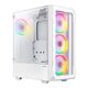 Ginzzu CL330 FAN 12CM FRGB*4 (Белый)