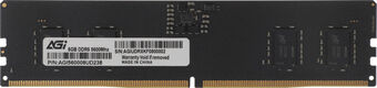 Память DDR5 8GB 5600MHz AGi AGI560008UD238 RTL PC5-44800 CL40 DIMM 288-pin 1.1В single rank Ret Память DDR5 8GB 5600MHz AGi AGI560008UD238 RTL PC5-44800 CL40 DIMM 288-pin 1.1В single rank Ret