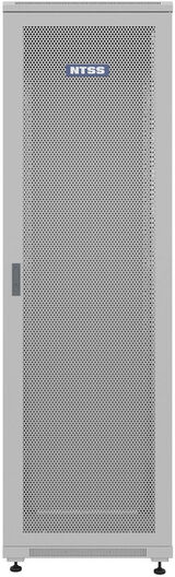 Шкаф коммутационный NTSS Премиум (NTSS-R42U6060PD) напольный 42U 600x600мм пер.дв.перфор. металл 900кг серый 510мм 86кг IP20 металл