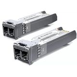 UBIQUITI Трансивер Ubiquiti UACC-OM-MM-10G-D (Комплект 2шт)оптич. SFP+ MM 10Гбит/ с T x: 850нм R x : 850нм до 0.3км