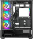 Корпус Azza TIARA черный без БП ATX 4x120mm 2xUSB3.0 1xUSB3.1 audio bott PSU