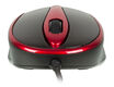 Мышь A4Tech V-Track Padless N-360 красный/черный оптическая 1200dpi USB 3but (N-360-2)