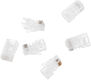 Коннектор NTSS (NTSS-PL-RJ45-UTP-5E) UTP кат.5E RJ45 прозрачный Коннектор NTSS (NTSS-PL-RJ45-UTP-5E) UTP кат.5E RJ45 прозрачный