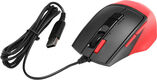 Мышь A4Tech Fstyler FM45S Air красный/черный оптическая 2400dpi silent USB 7but (FM45S AIR USB (SPORTS RED))