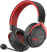 Наушники с микрофоном A4Tech Bloody MR590 Sports красный/ черный 1.5м мониторные BT/ Radio/ 3.5mm оголовье (MR590+ WIRED/ SPORT RED) MR590+ WIRED/SPORT RED
