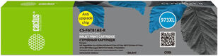 Картридж струйный Cactus CS-F6T81AE-R 973XL голубой (120мл) для HP PageWide Pro 452dw/477dw Картридж струйный Cactus CS-F6T81AE-R 973XL голубой (120мл) для HP PageWide Pro 452dw/477dw