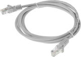 Патч-корд Suprlan 10-0143 UTP RJ-45 вил.-вилка RJ-45 кат.5E 2м серый LSZH 26AWG