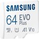 MicroSD 64GB Samsung Class 10 Evo Plus U1 (R/W 160 MB/s) + SD адаптер