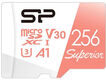 Флеш карта microSDXC 256GB Silicon Power SP256GBSTXDV3V20 Superior V30 A1 w/o adapter