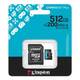 Флеш карта microSDXC 512GB Kingston SDCG4/512GB Canvas Go! Plus V10 A2 + adapter