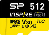 Флеш карта microSDXC 512GB Silicon Power SP512GBSTXLA2V1N Inspire V10 A2 + adapter&nbsp;<img style='position: relative;margin:0' src='/image/only_to_order_edit.gif' alt='На заказ' title='На заказ' />