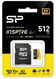 Флеш карта microSDXC 512GB Silicon Power SP512GBSTXLA2V1NSP Inspire V10 A2 w/o adapter
