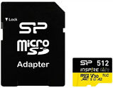 Флеш карта microSDXC 512GB Silicon Power SP512GBSTXLA2V1NSP Inspire V10 A2 w/ o adapter&nbsp;<img style='position: relative;margin:0' src='/image/only_to_order_edit.gif' alt='На заказ' title='На заказ' />