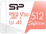 Флеш карта microSDXC 512GB Silicon Power SP512GBSTXDV3V20 Superior V30 A1 w/ o adapter&nbsp;<img style='position: relative;margin:0' src='/image/only_to_order_edit.gif' alt='На заказ' title='На заказ' />