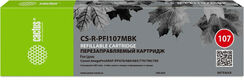 Картридж перезаправляемый струйный Cactus CS-R-PFI107MBK черный матовый для Canon imageProGRAF iPF670/680/685/770/780/785 без чипа