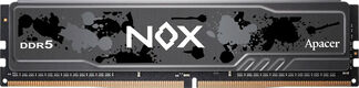 Apacer DDR5 16GB 6000MHz DIMM NOX Black Gaming Memory CL40 1.35V (Retail) 2048*8 Heat Sink (Retail) 3 years (AH5U16G60C622MBAA-1)