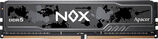 Apacer DDR5 16GB 6000MHz DIMM NOX Black Gaming Memory CL40 1.35V (Retail) 2048*8 Heat Sink (Retail) 3 years (AH5U16G60C622MBAA-1)