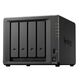 Synology QC 2,2GhzCPU/4Gb(32)/RAID0,1,10,5,6/4HP HDD SATA(3.5', 2.5')upto 9hp HDD (1xDX525)/2xM.2 NVMe/2xUSB3.2/2x2.5GbE/iSCSI/1xPS/1YW repl DS923+