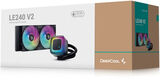 Система водяного охлаждения Deepcool LE240 V2 ARGB Soc-AM5/AM4/1200/1700/1851 черный 4-pin 28.2-31.6dB Al 220W 1359gr Ret (R-LE240-BKAMMC-G-2) Система водяного охлаждения Deepcool LE240 V2 ARGB Soc-AM5/AM4/1200/1700/1851 черный 4-pin 28.2-31.6dB Al 220W 1359gr Ret (R-LE240-BKAMMC-G-2)