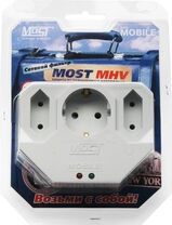 Сетевой фильтр Most MHV (3 розетки) белый (коробка) МОSТ MHV-Б&nbsp;<img style='position: relative;margin:0' src='/image/only_to_order_edit.gif' alt='На заказ' title='На заказ' />