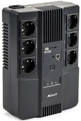Источник бесперебойного питания Бастион Skat-UPS 600 AI 360Вт 600ВА черный 8998