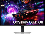 Монитор Samsung 32" Odyssey OLED G8 LS32FG812SIXCI серебристый OLED LED 16:9 HDMI матовая HAS Piv 260cd 178гр/ 178гр 3840x2160 240Hz FreeSync Premium Pro DP 4K USB 8.4кг&nbsp;<img style='position: relative;margin:0' src='/image/only_to_order_edit.gif' alt='На заказ' title='На заказ' />