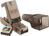 Коннектор Suprlan (10-0240-1) STP кат.6A RJ45 с защитным колпачком серый&nbsp;<img style='position: relative;margin:0' src='/image/only_to_order_edit.gif' alt='На заказ' title='На заказ' />