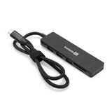 Док-станция 4-в-1 ExeGate DUB-2213C/ CR Exegate EX297632RUS (кабель-адаптер USB Type-C --> 2xUSB2.0+ 1xUSB3.0+Card Reader, Plug&amp;Play, черный)