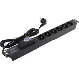 Блок розеток ExeGate ServerPro PDU-19H610 Al-6S-EU2.5-1P Exegate EX280835RUS&nbsp;<img style='position: relative;margin:0' src='/image/only_to_order_edit.gif' alt='На заказ' title='На заказ' />