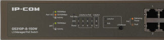 Коммутатор IP-Com G5310P-8-150W (L3) 8x1Гбит/с 1xКомбо(1000BASE-T/SFP) 1SFP 8PoE 130W управляемый