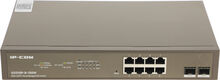 Коммутатор IP-Com G3310P-8-150W (L2) 8x1Гбит/с 2xКомбо(1000BASE-T/SFP) 2SFP 8PoE 130W управляемый Коммутатор IP-Com G3310P-8-150W (L2) 8x1Гбит/с 2xКомбо(1000BASE-T/SFP) 2SFP 8PoE 130W управляемый