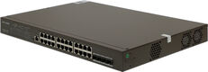 Коммутатор IP-Com G5328P-24-410W (L3) 24x1Гбит/с 4xКомбо(1000BASE-T/SFP) 4SFP 24PoE 370W управляемый Коммутатор IP-Com G5328P-24-410W (L3) 24x1Гбит/с 4xКомбо(1000BASE-T/SFP) 4SFP 24PoE 370W управляемый
