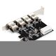 Exegate EX298943RUS Контроллер ExeGate EXE-314 v2.0 (PCI-E x1 v2.0, 4*USB3.0 ext., разъем доп.питания Molex, VIA Labs Chipset VL805) Exegate EX298943RUS Контроллер ExeGate EXE-314 v2.0 (PCI-E x1 v2.0, 4*USB3.0 ext., разъем доп.питания Molex, VIA Labs Chipset VL805)
