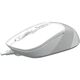 Мышь компьютерная A4Tech Fstyler FM10S белый/серый 1600dpi/USB/4but
