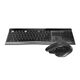 Клавиатура + мышь Rapoo 9900M BLACK клав:черный мышь:черный USB беспроводная Bluetooth/Радио slim [19354]