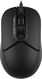 Мышь A4Tech Fstyler FM12ST черный оптическая 1200dpi silent USB для ноутбука 2but (FM12ST BLACK)