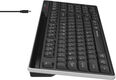 Клавиатура A4Tech Fstyler FBX70C черный USB беспроводная BT/Radio slim Multimedia (FBX70C)