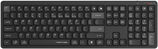 Клавиатура A4Tech Fstyler FBX55C черный USB беспроводная BT/ Radio slim Multimedia (FBX55C)