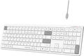 Клавиатура A4Tech Fstyler FBX55C белый USB беспроводная BT/Radio slim Multimedia (FBX55C)