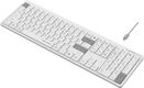 Клавиатура A4Tech Fstyler FBX55C белый USB беспроводная BT/Radio slim Multimedia (FBX55C)