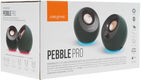 Колонки Creative Pebble Pro 2.0 черный/темно-зеленый 10Вт BT портативные