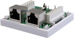 Розетка Suprlan 10-0353-1 наклад.RJ45 2 кат.6 FTP бел. Розетка Suprlan 10-0353-1 наклад.RJ45 2 кат.6 FTP бел.