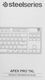 Клавиатура Steelseries Apex Pro TKL (2023) механическая черный USB for gamer LED (подставка для запястий) (64856) Клавиатура Steelseries Apex Pro TKL (2023) механическая черный USB for gamer LED (подставка для запястий) (64856)