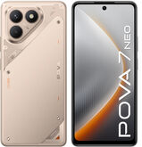 Смартфон Tecno POVA 7 Neo 256Gb 8Gb титановый моноблок 3G 4G 6.8" 1080x2460 Android 14 50Mpix 802.11 a/ b/ g/ n/ ac NFC GPS GSM900/ 1800 Protect LJ6 256+8 HYPER TITANIUM