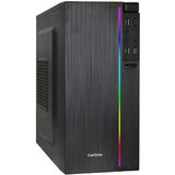 Корпус Minitower ExeGate mEVO-9302-RGB-600W-12 Exegate EX287885RUS (mATX, 600NPX 12см, 2USB+USB3.0, HD аудио, черн/ RGB)