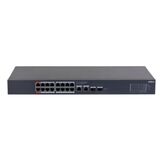 16-портовый гигабитный PoE коммутатор с функцией облачного управления 16 RJ45 10/ 100/ 1000Мбит/ с DAHUA DH-CS4220-16GT-240 (PoE/ PoE+/ Hi-PoE)